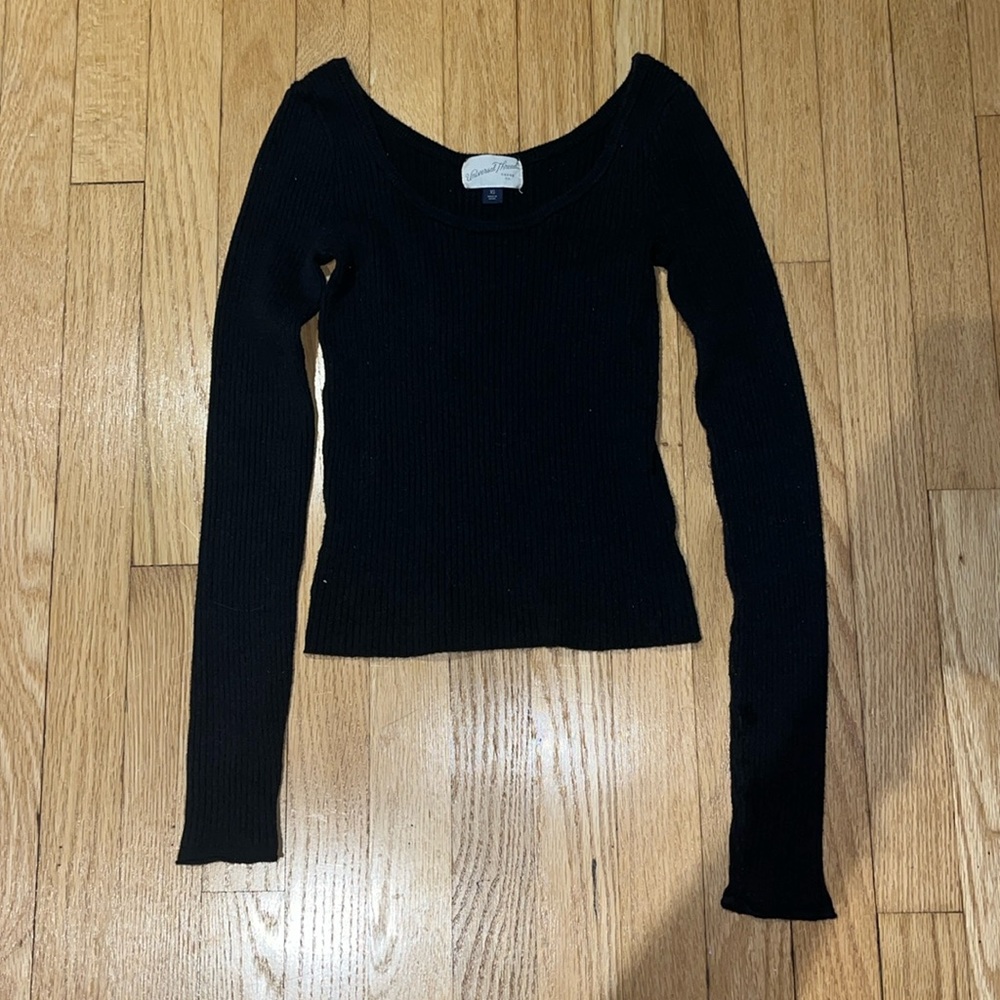Plain Black Long Sleeve Shirt